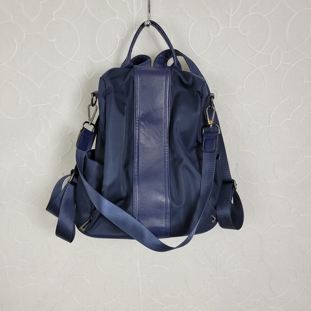 Pincnel Women Blue Backpack Waterproof Nylon Anti-theft Lightweight Shoulder Bag